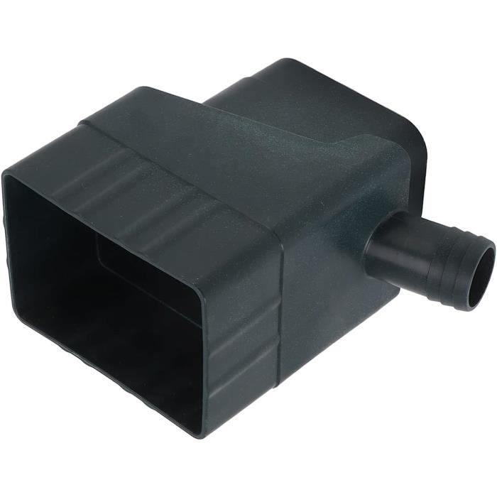 Collecteur Eau De Pluie Pour Gouttière PVC - Dérivateur Blanc Résistant Aux UV, Installation Facile Sans Outil - 26,5x18,7x15,2cm