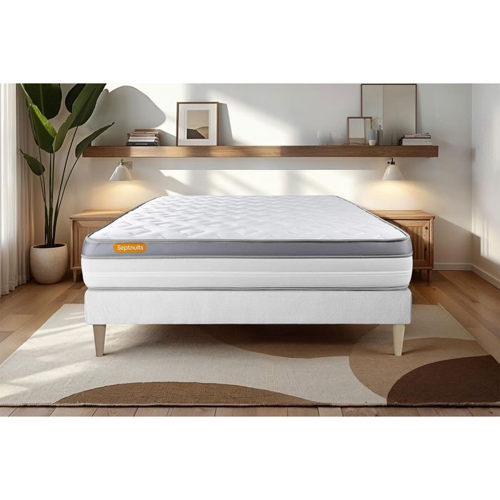 Matelas 140x190 Memo Zen Mousse à mémoire de forme 5 zones de confort MAXI épaisseur Matelas 140x190 Memo Zen Mousse à mémoire de forme 5 zones de confort MAXI épaisseur