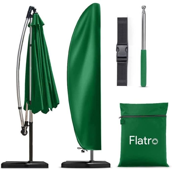 Housse De Protection Parasol 2m Tissu Oxford 210D - Imperméable Et Anti-Vent