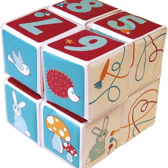 Lot De 2 Cubes Infini – Bleu + Rose – Jouet Anti-stress – Fidget – Ergonomique – Cadeau Anniversaire – Format Poche