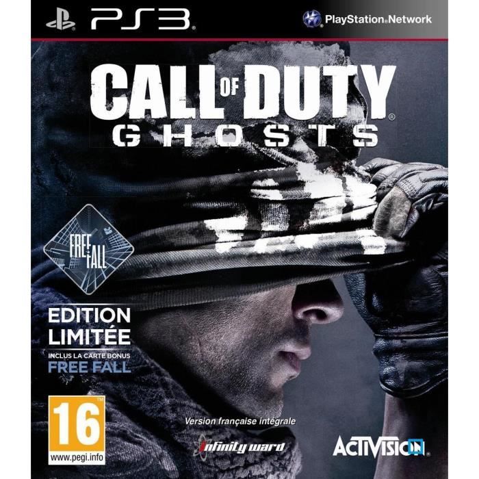 Jeu Call of Duty Ghosts Edition Limitée Free Fall Xbox 360 Tir FPS Mode en ligne PEGI 16+ - vue 3