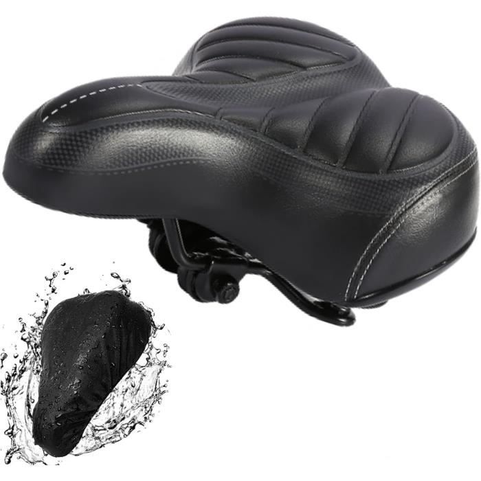 Selle Vélo Gel Confortable - Amortisseur Double Ressort | VTT, Ville, Spinning
