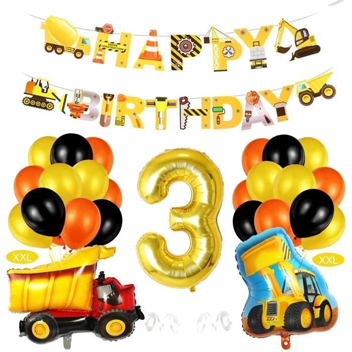 Tracteur Decoration Anniversaire, Decoration Anniversaire Garcon 3