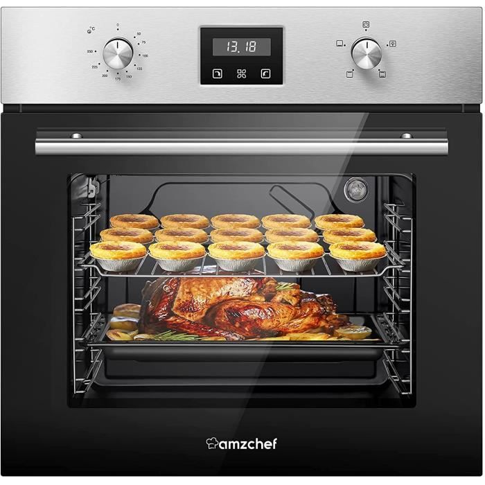 Four Électrique FRANCO 60cm 70L – FR600BF – Noir – Garantie 1 An