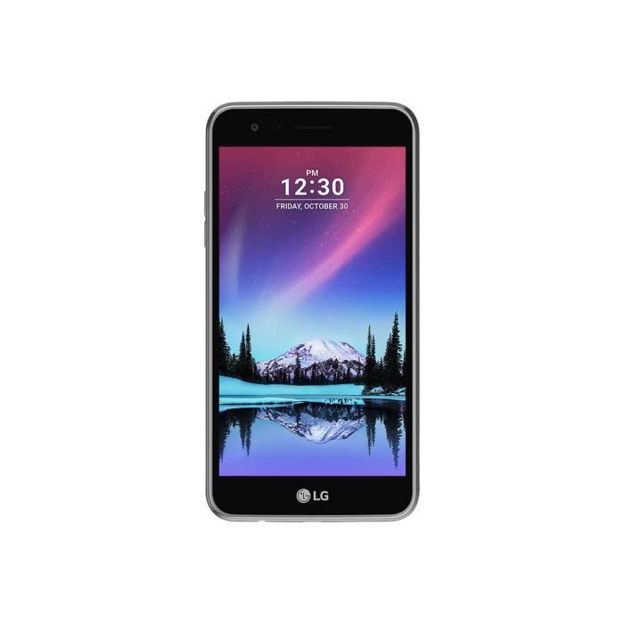 Achat T&eacute;l&eacute;phone portable LG K4 2017 Smartphone 4G LTE 8 Go microSDHC slot GSM 5" 480 x 854 pixels IPS RAM 1 Go 5 MP (caméra avant de 5 mégapixels)… pas cher