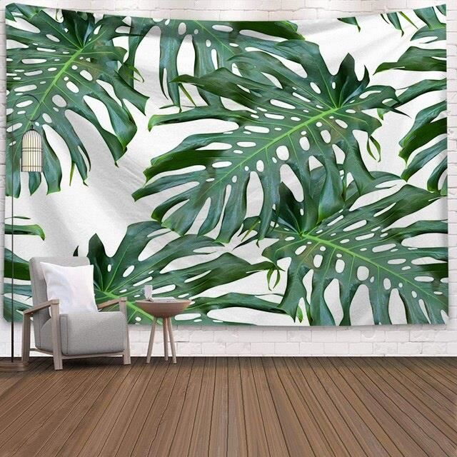 Papier peint Verdure luxuriante sur fond blanc : u72395