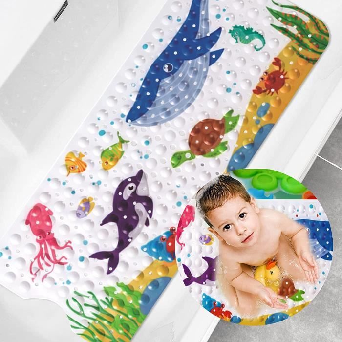 Tapis De Baignoire Antiderapant 100 X 40 Cm Tapis De Baignoire Tapis De Bain Bebe De Dessin Anime Tapis De Douche Tapis Antid 7 Cdiscount Bricolage