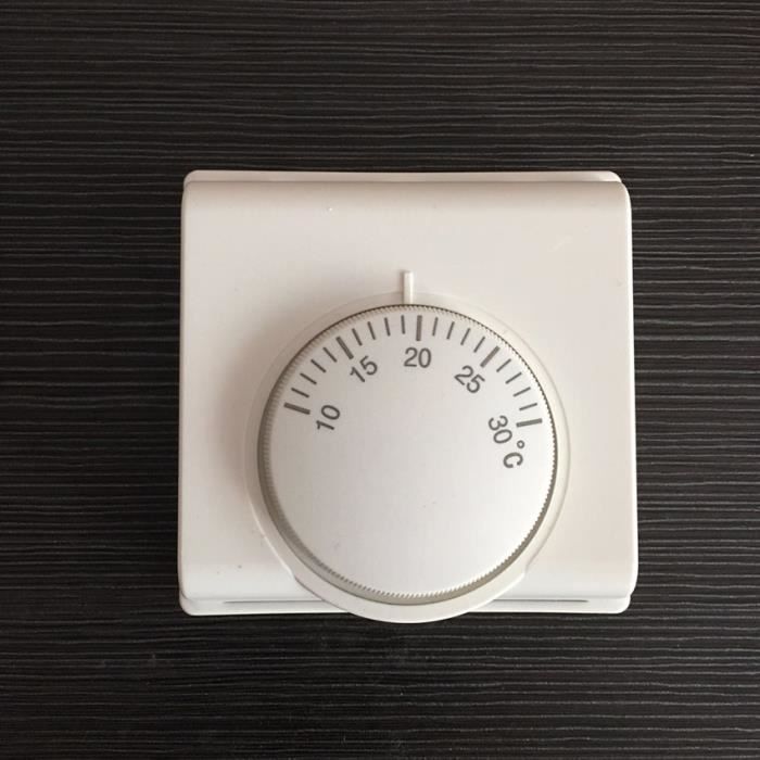 Prise intermédiaire analogique avec thermostat 230 V - Avec sonde  extérieure - Bouton rotatif - Prise thermostat 3500 W - Pour[377] -  Cdiscount Bricolage