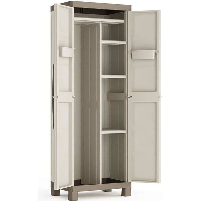 Kis 9710000 0313 02 Keter Armoire Range Balais Excellence Couleur Sable Plastique Sand 65 X 45 X 182 Cm Achat Vente Armoire De Chambre Kis 9710000 0313 02 Keter Soldes Sur Cdiscount Des Le 20 Janvier Cdiscount