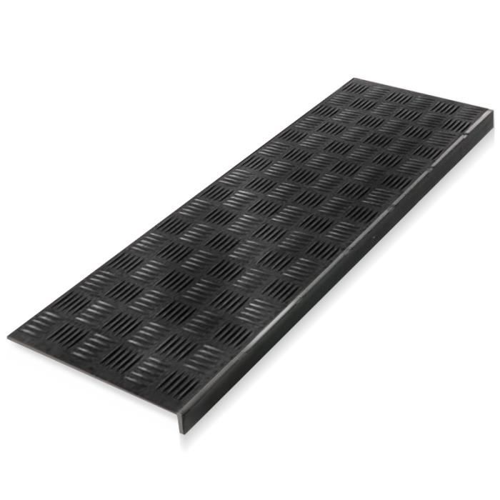 Esschert Design RB111 75 x 25 cm XS escalier tapis en caoutchouc-Noir Esschert Design RB111 75 x 25 cm XS escalier tapis en caoutchouc-Noir