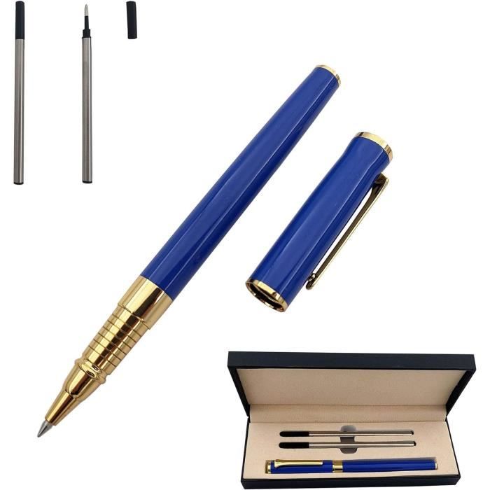 Stylos à Bille Gravés Avec 5 Boîtes Gfit - 10 Recharges