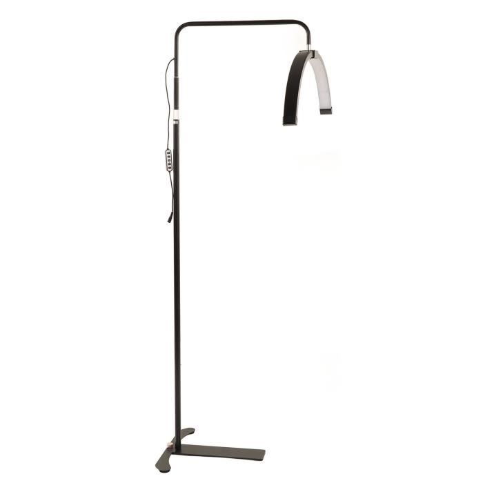 Lampadaire LED Demi-Lune 26 Pouces - Kit Éclairage Maquillage Réglable 3000-5600K, 3000LM, Support Téléphone Inclus