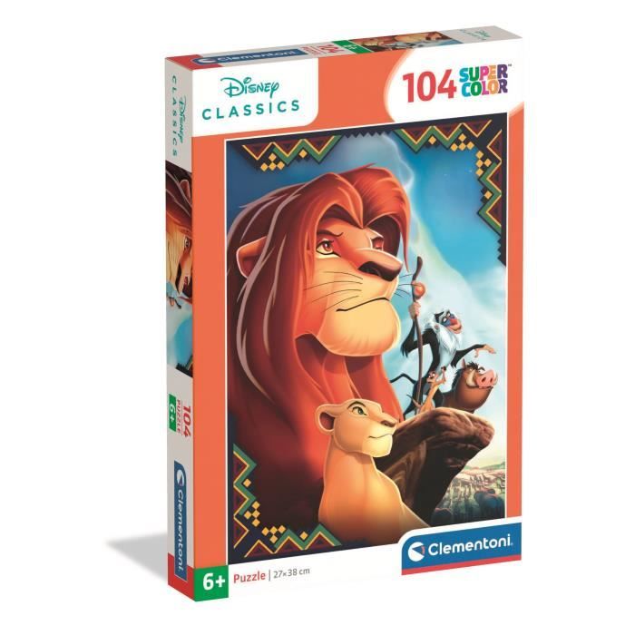 CLEMENTONI 104 pièces Le Roi Lion