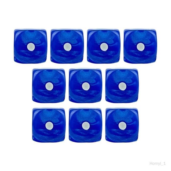 Lot De 10 Dés 6 Faces Colorés - Jeu De Rôle - JEUDELIRE - En Vente Sur L'Antre Temps