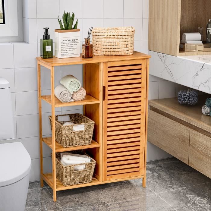 3/4 niveaux de rangement en bois organisateur de maïs panier tiroirs salle de bain ou chambre à coucher
