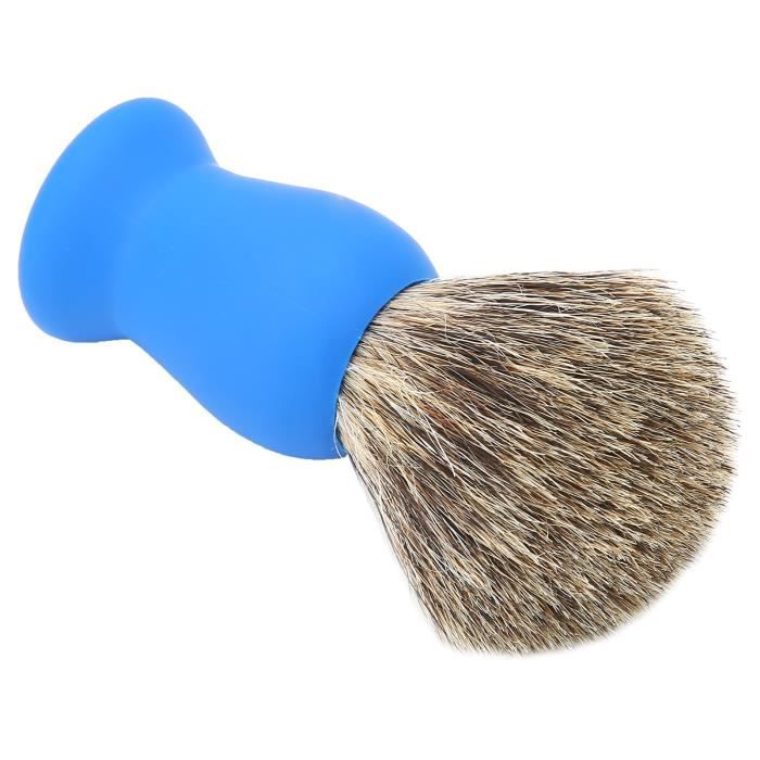Brosse à Raser Traditionnelle Haryali London - Poils Synthétiques, Manche Résine Noir & Rouge, 10 Cm - Neuf
