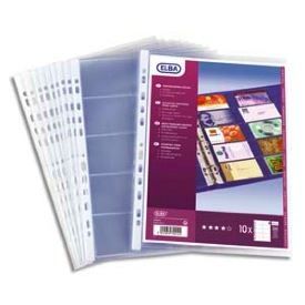 Recharge Exacompta Exatime 17 – 4 Pochettes Cartes + 1 Pochette ZIP Transparentes