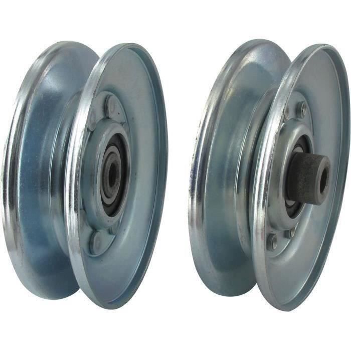 Poulie à gorge en V sur roulement adaptable pour BUNTON - CUB CADET - GRAVELY - HONDA - JOHN DEERE -