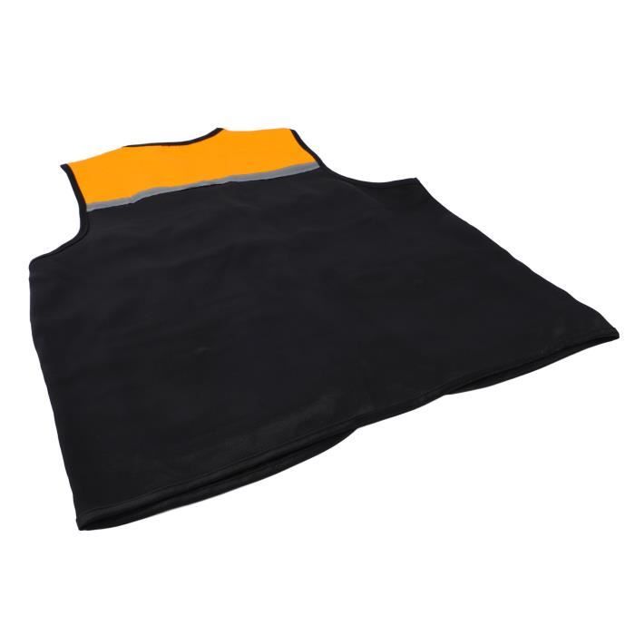 AYKRM Gilet De Sécurité Jaune Xxl Avec Poche Gilet Haute