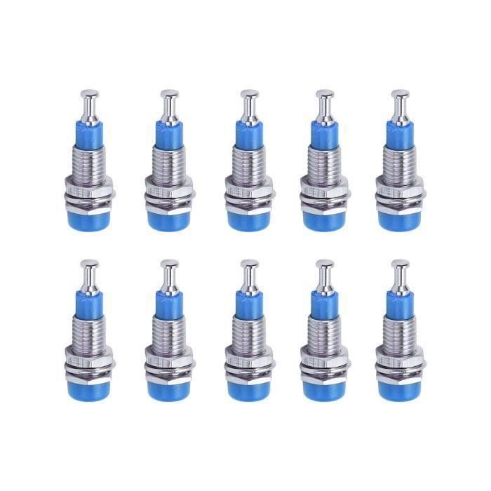 Connecteurs Banane 2 Mm - Lot De 20, Pour Câbles Haut-parleur Et Amplificateurs