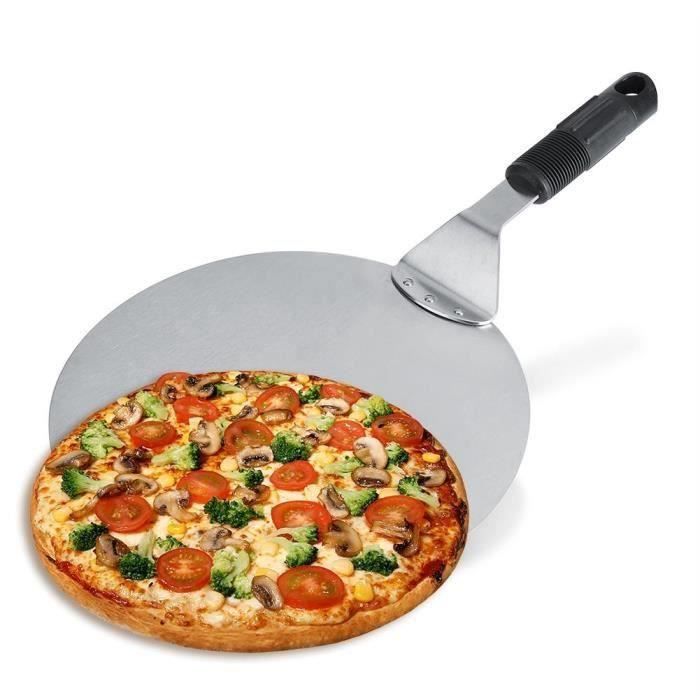 Dioche pelle à pâtisserie Plateau de transfert de pizza à gâteau en acier inoxydable, plaque