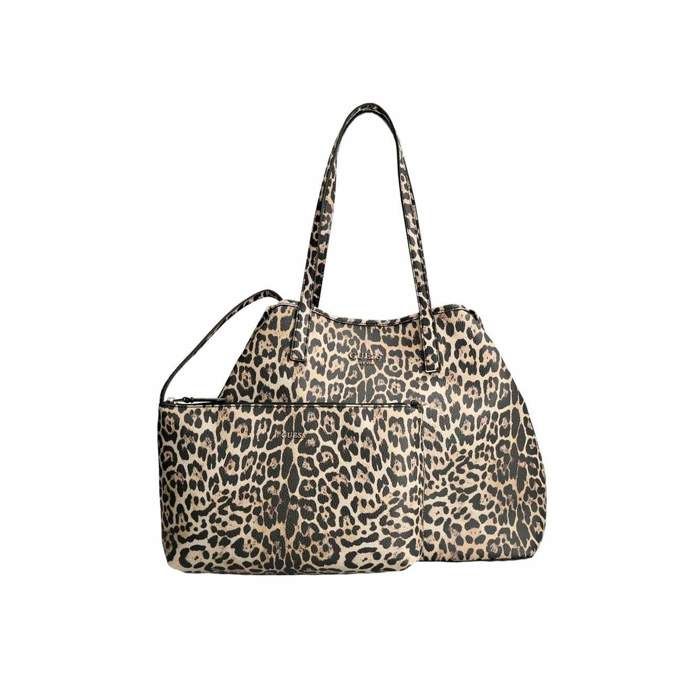 sacs à main guess classic logo leopard femme