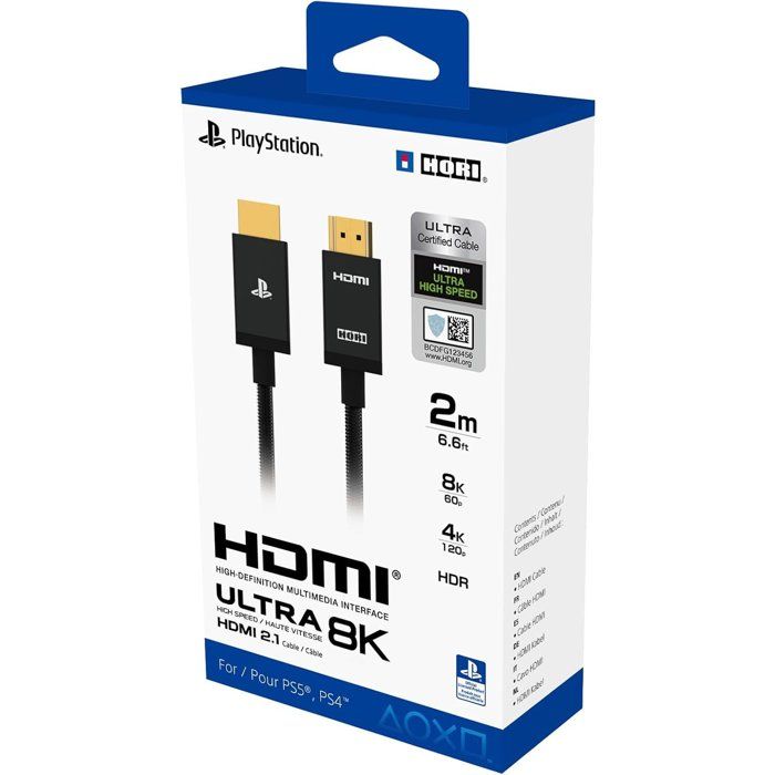 Câble de rechargement HORI PS5 3 mètres USB Sous licence officielle Sony
