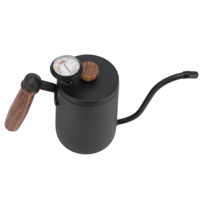 Ladieshow Coffee Knock Box Rod Grounds Barra de contenedores para la Oficina en casa Accesorio para Hacer café (Negro