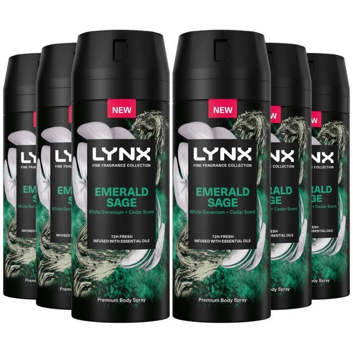 Deodorant Aerosol Mini Lynx Deodorant Fine Fragrance Collection