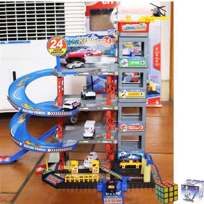 circuit garage voiture jouet