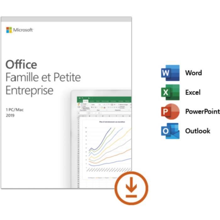 Logiciel de bureautique Microsoft famille et petite entreprise