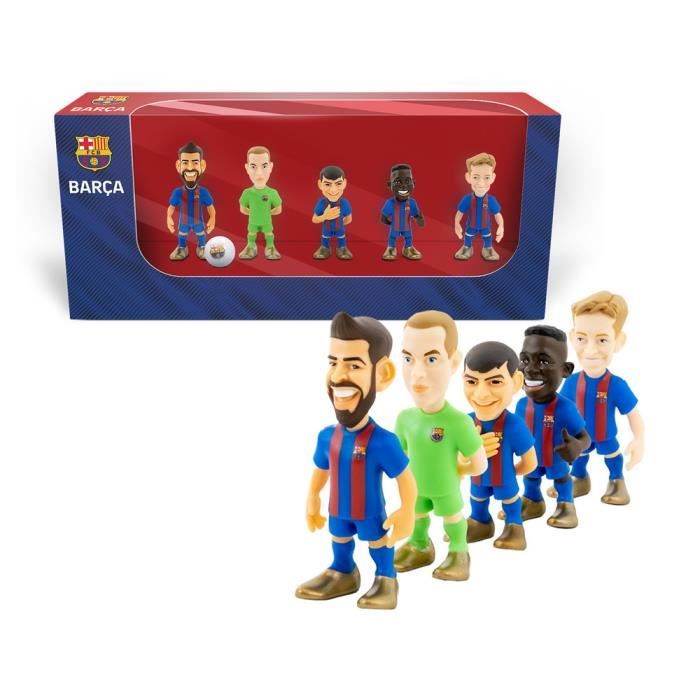 Figurine à collectionner Minix - FC Barcelone - Pack de 5 joueurs - 7cm