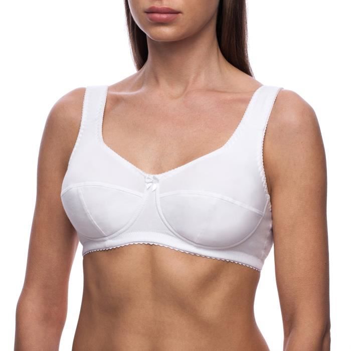 soutien gorge coton sans armature grande taille