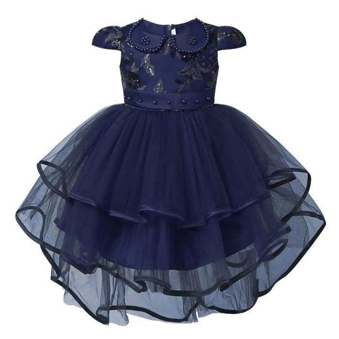 robe bleu marine bebe