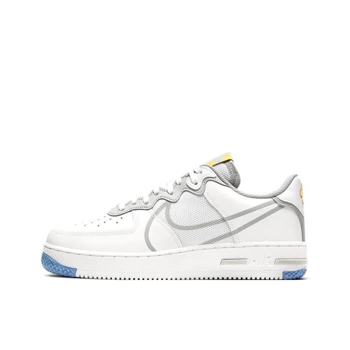 air force 1 react light smoke grey