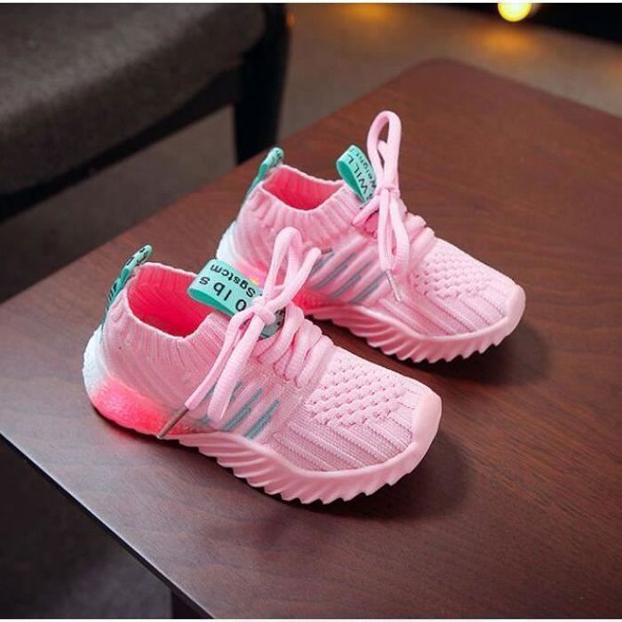 basket semelle lumineuse fille