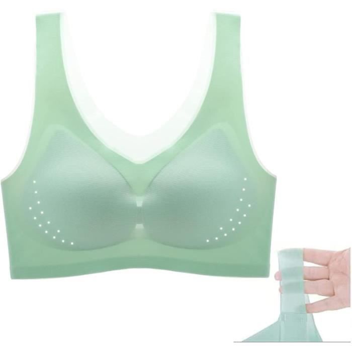 Soutien-Gorge Sport Femme Ultra Fin - Brassière Sans Armatures Rembourrée Confortable