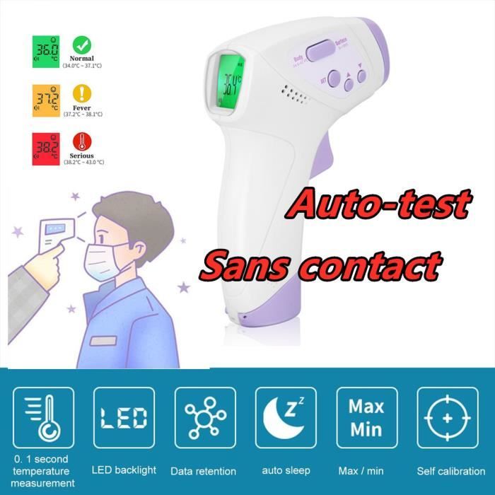 Auto Test Thermometre Frontal Sans Contact Thermometre Auriculaire Thermometre Infrarouge Medical Oreille Corporel Digital Cdiscount Puericulture Eveil Bebe Auto Test Thermometre Frontal Sans Contact Thermometre Auriculaire Thermometre Infrarouge Medical Oreille Corporel Digital Cdiscount Puericulture Eveil Bebe