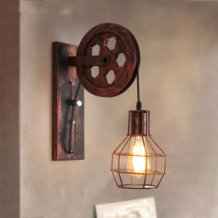Lampe Murale Style Industriel Achat Vente Pas Cher