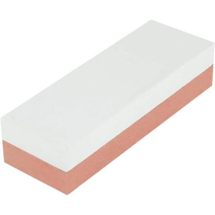 Pierre à Aiguiser Double Face 3000/10000 Grit - Rubis Et Agate, Pour Couteaux Et Outils