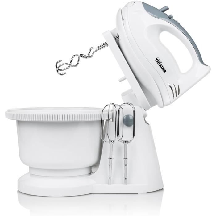 Batteur Électrique Taurus Giro Complet 500W - Bol Rotatif + Accessoires Pâtisserie