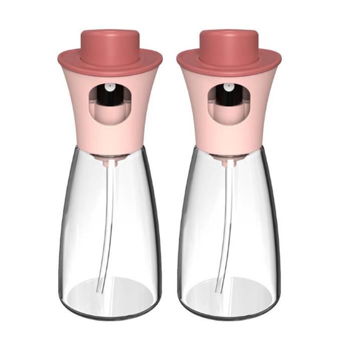 Pulvérisateur D’huile En Verre 200 Ml – Buse Réglable, Avec Entonnoir, Pour Cuisson Saine Et Dosage Précis