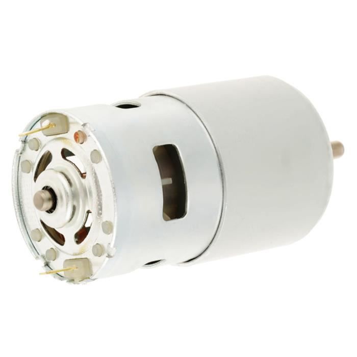 Moteur 395 DC 3-12V Puissant Haute Vitesse 20000 Tr/min - Pour Balayeuse, Maquette, Perceuse