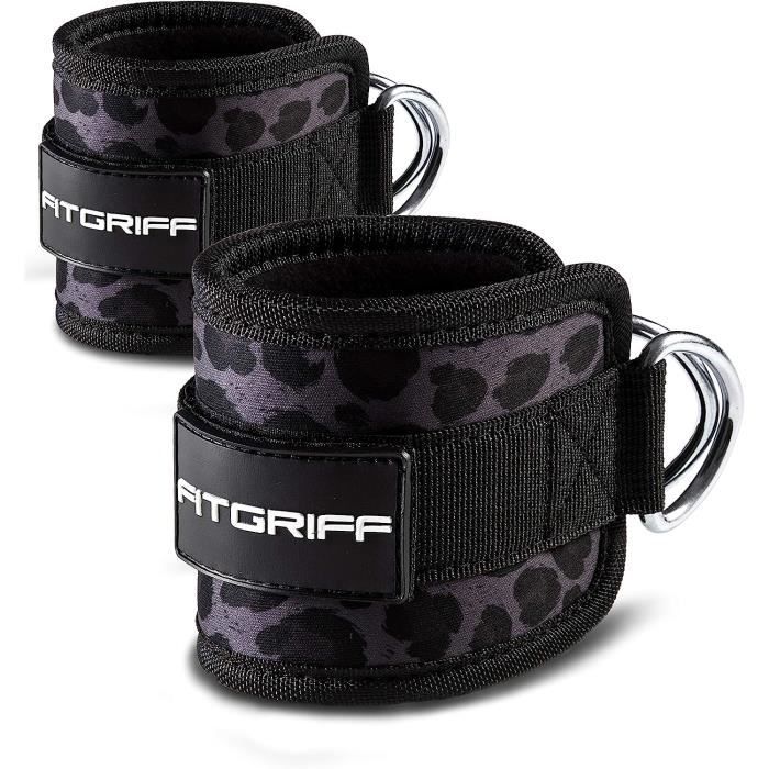Sangles De Cheville Fitness - Lot De 2 Pour Entraînement Poulie