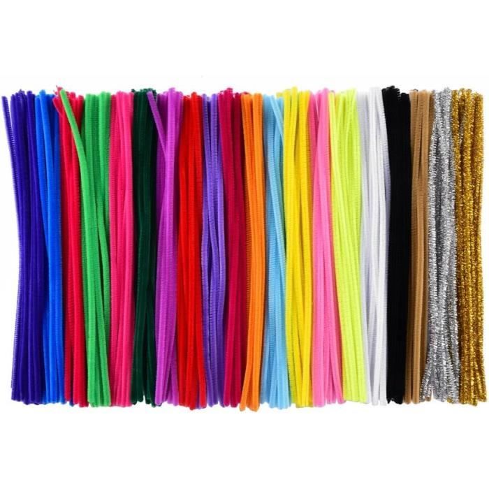 Toaob 150 Pièces Tiges De Fils Chenille Colorés Cure Pipes Cleaner Couleurs Assorties 6Mm X Toaob 150 Pièces Tiges De Fils Chenille Colorés Cure Pipes Cleaner Couleurs Assorties 6Mm X