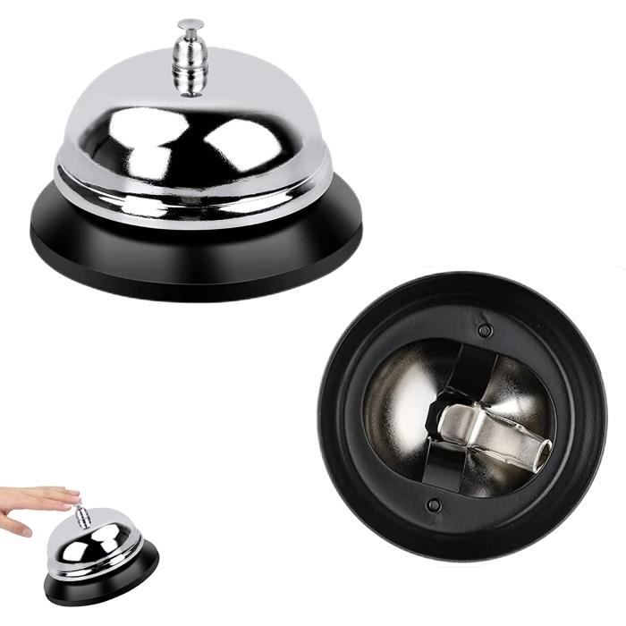 Lot De 4 Cloches De Service En Métal - Pour Restaurant, Hôtel, Comptoir Ou Décoration