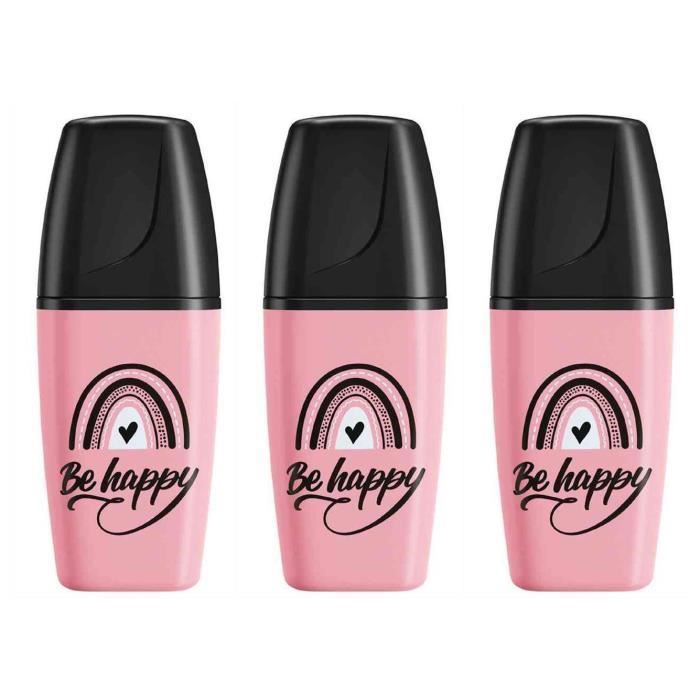 MY PAPETERIE | SURLIGNEUR STABILO BOSS TRACÉ 2/5MM POINTE BISEAUTÉE ENCRE UNIVERSELLE BASE EAU RÉSISTANTE LUMIÈRE COLORIS ROSE