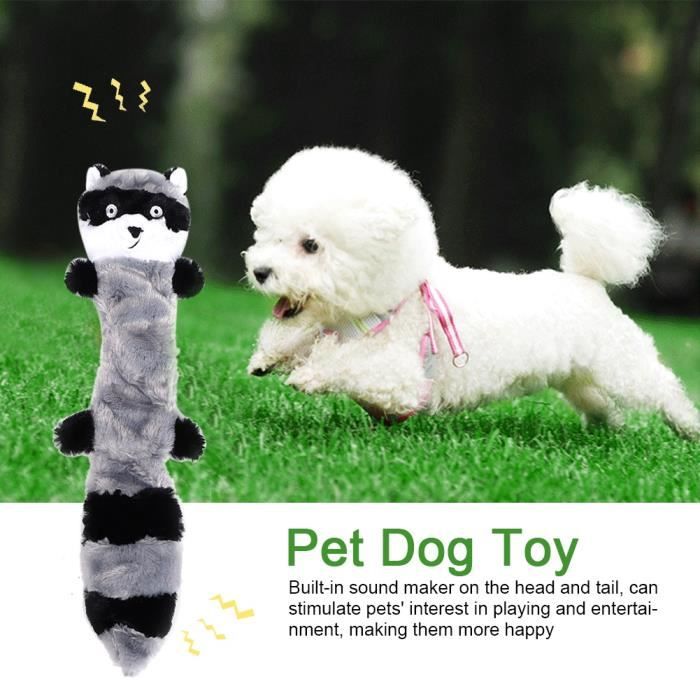 Comparer les prix de Jouet à mâcher pour chien - SURENHAP - Peluche colorée - Forme animale - Doux et non toxique - Stimule le jeu