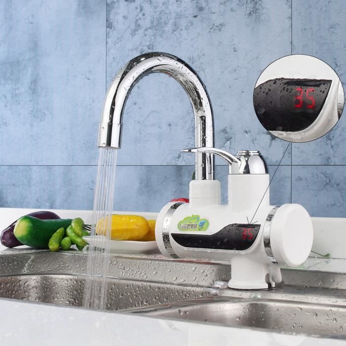 Robinet électrique Avec Chauffe-eau Instantané 220 V Pour Cuisine
