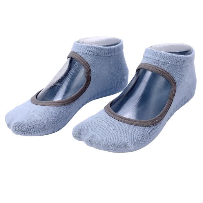 Chaussettes De Yoga Gaiam Sans Bout (ouvertes Aux Orteils) - Taille S/M